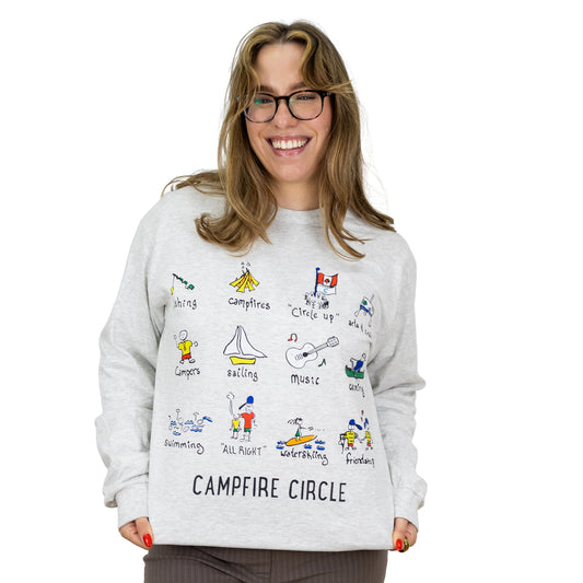 Retro Grey Long Sleeve T-Shirt