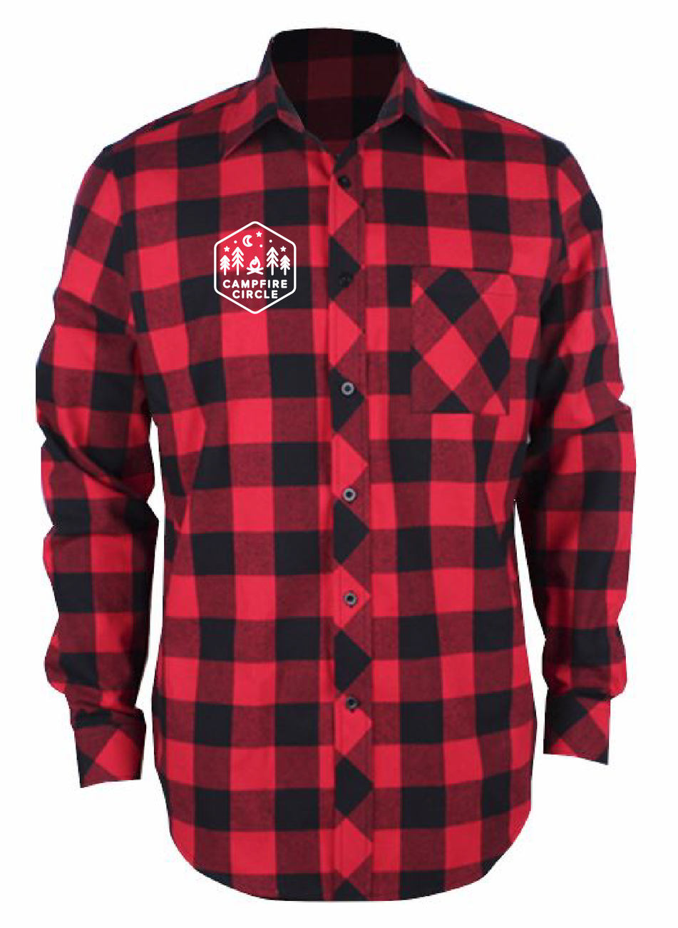 Starry Night Red Buffalo Plaid