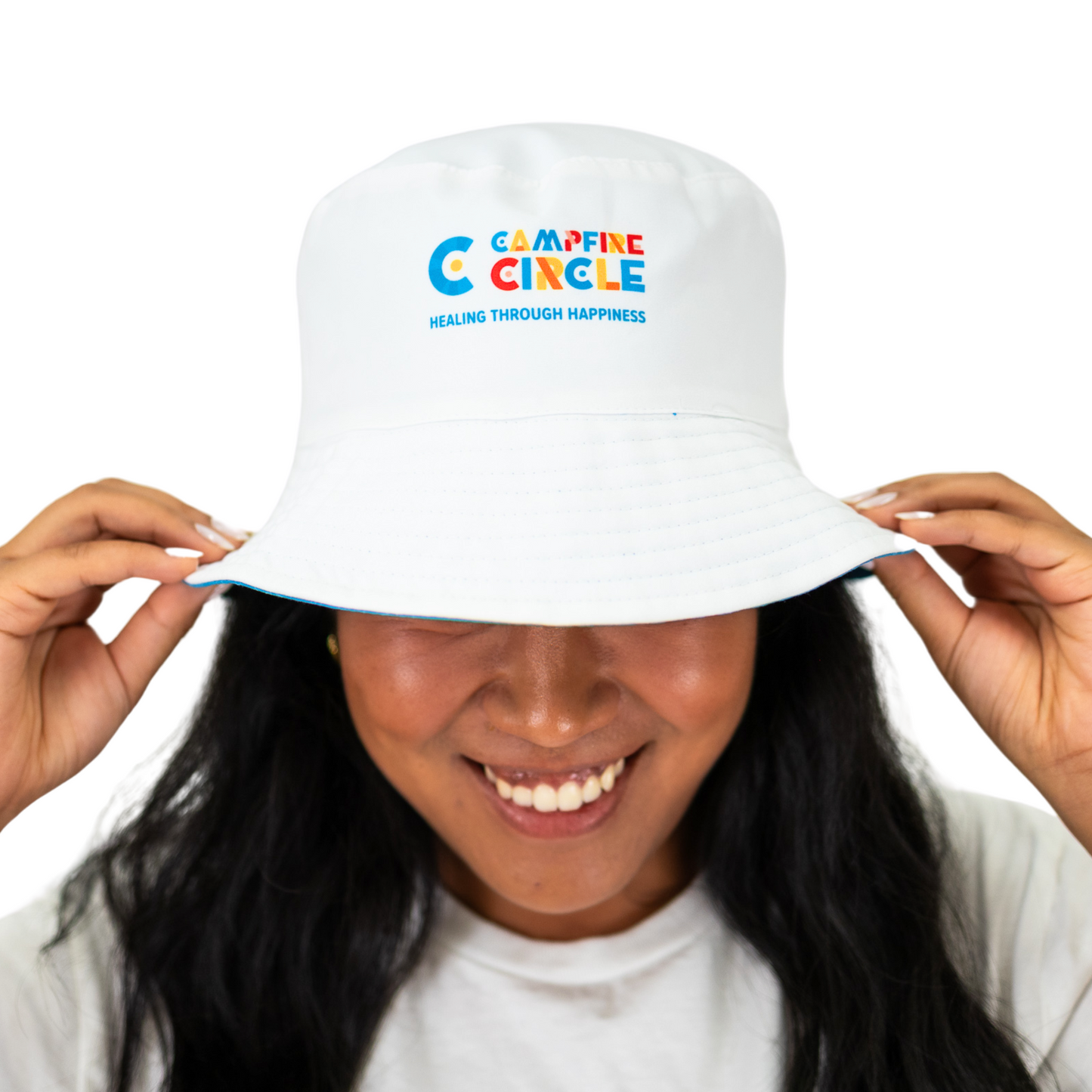 Campfire Circle ADULT Reversible Bucket Hat