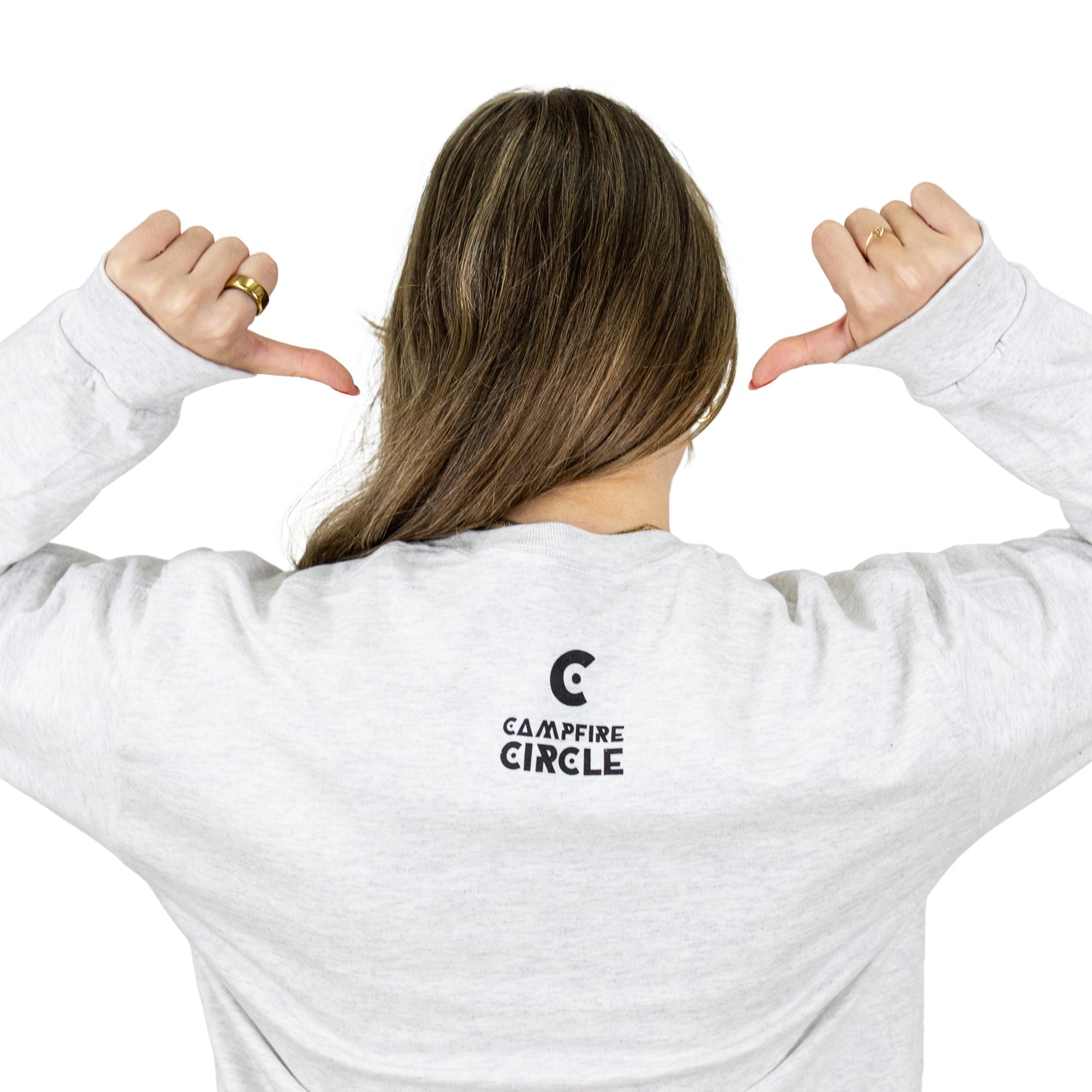 Retro Grey Long Sleeve T-Shirt