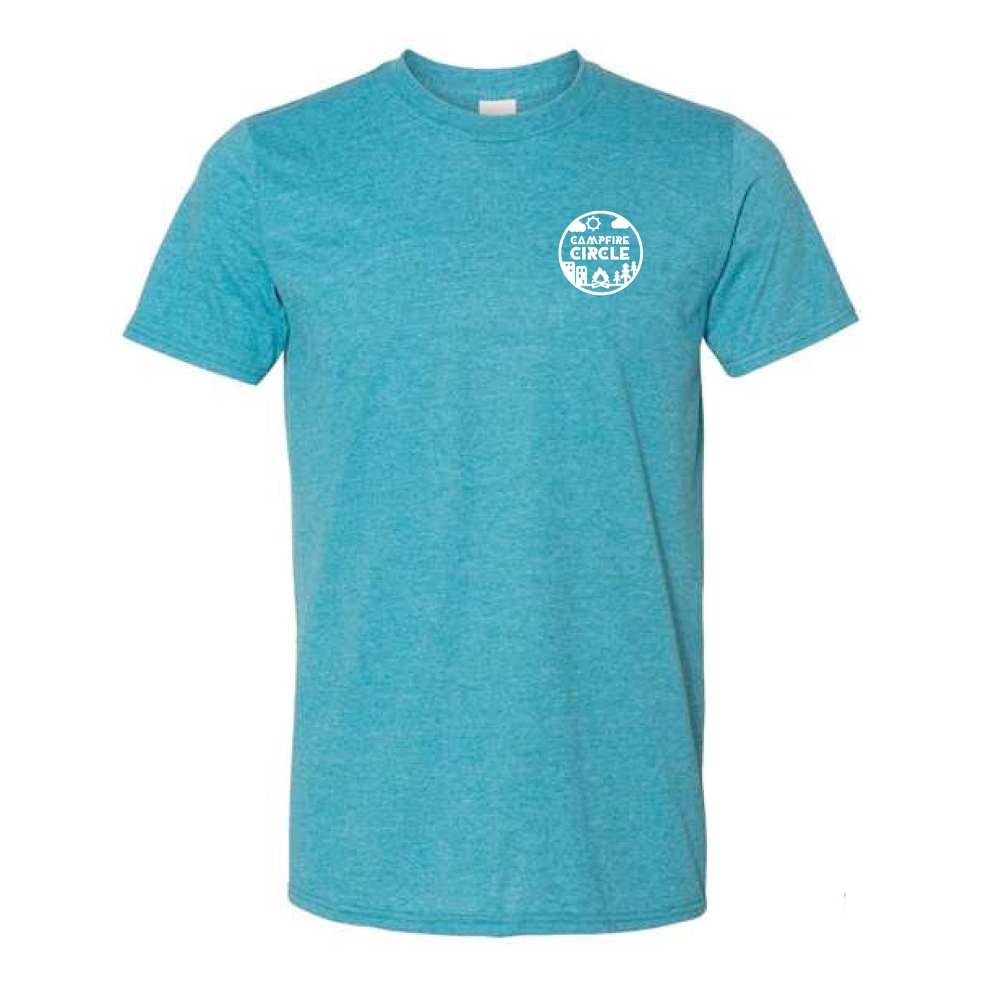 Community Crest Heather Teal T-Shirt