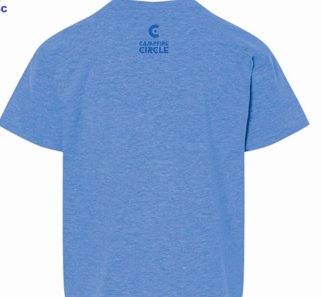 Camp Spirit Heather Royal Blue Youth T-Shirt
