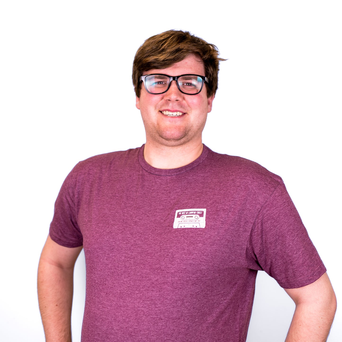 Camp Mixtape Heather Maroon T-Shirt
