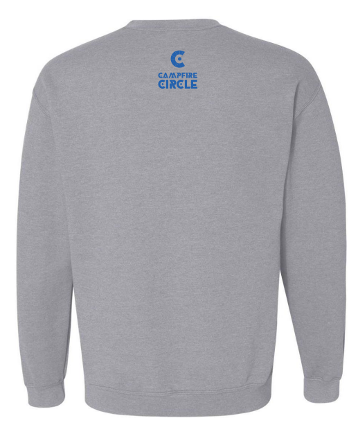 Campfire Circle Grey Crewneck
