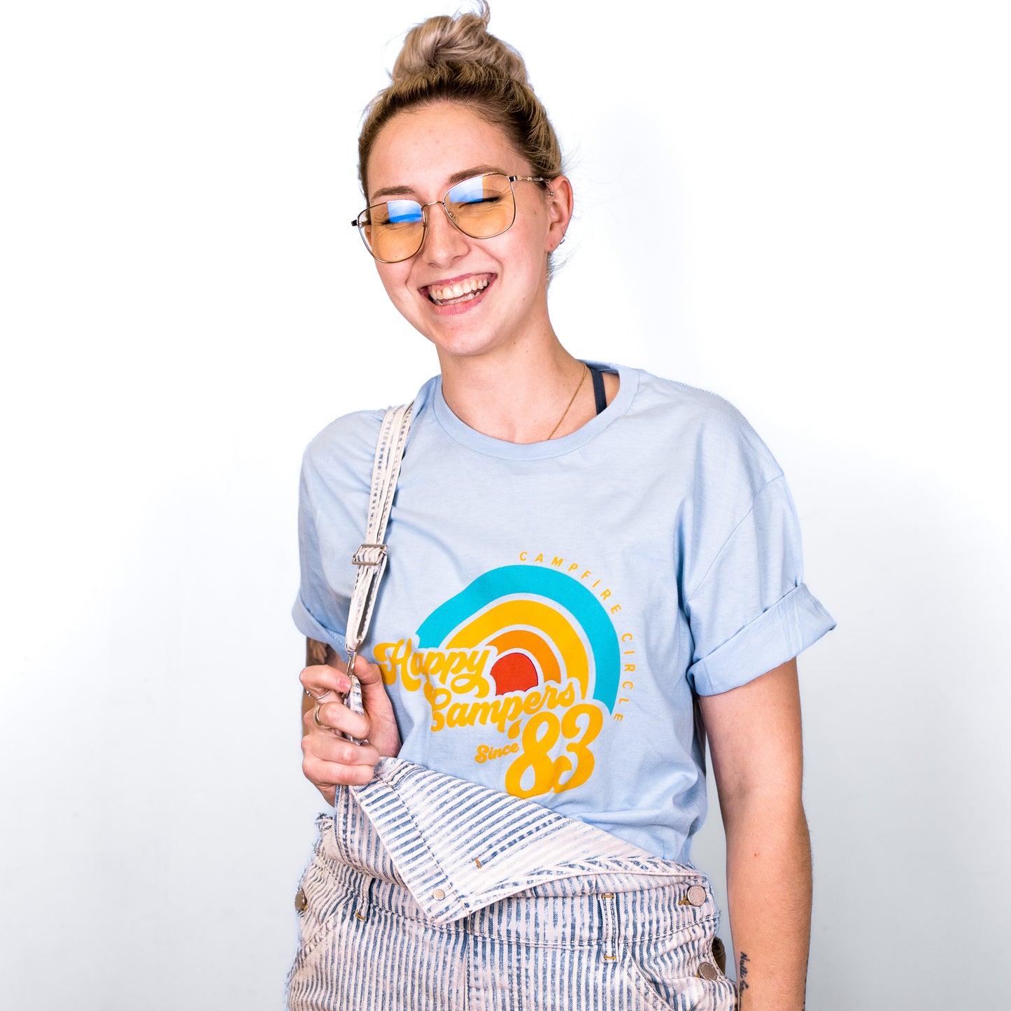Happy Campers Blue T-Shirt