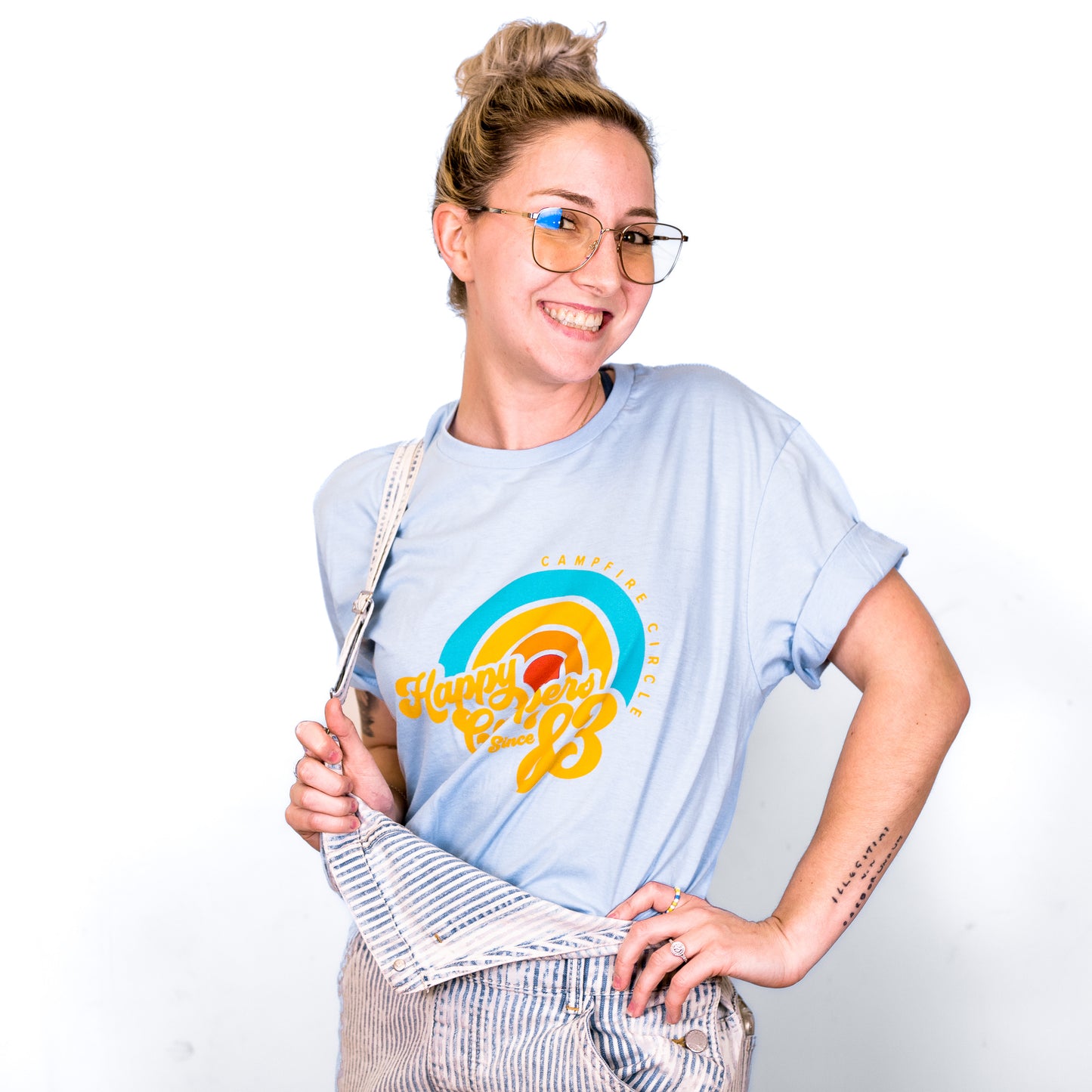 Happy Campers Blue T-Shirt