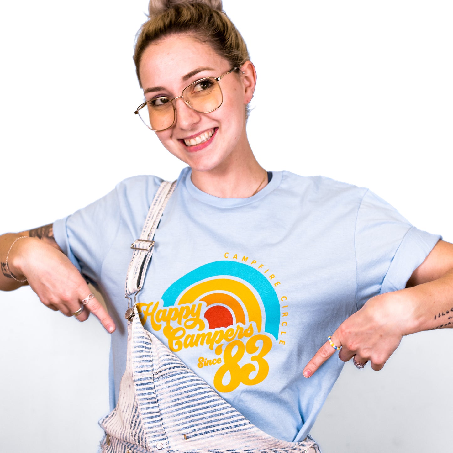 Happy Campers Blue T-Shirt