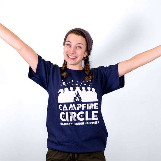 Campfire Circle Navy Blue Summer 2022 T-Shirt