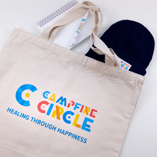 Healing through Happiness Canvas Tote