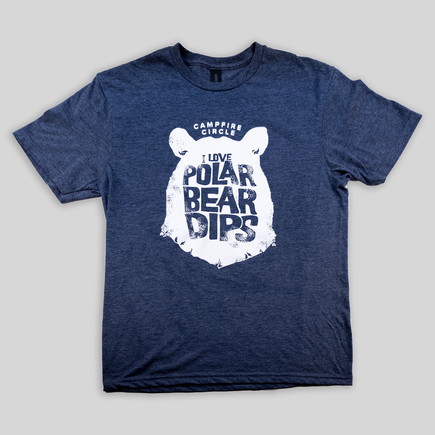 Polar Bear Dips Heather Navy T-Shirt