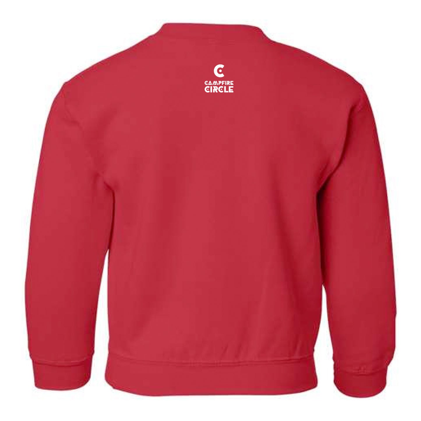 Community Crest Red Youth Crewneck