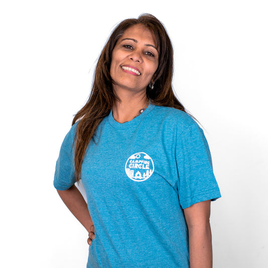 Community Crest Heather Teal T-Shirt