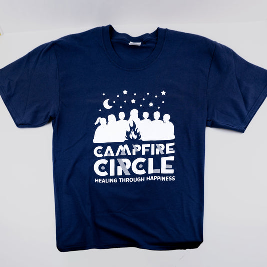 Campfire Circle Navy Blue Summer 2022 Youth T-Shirt