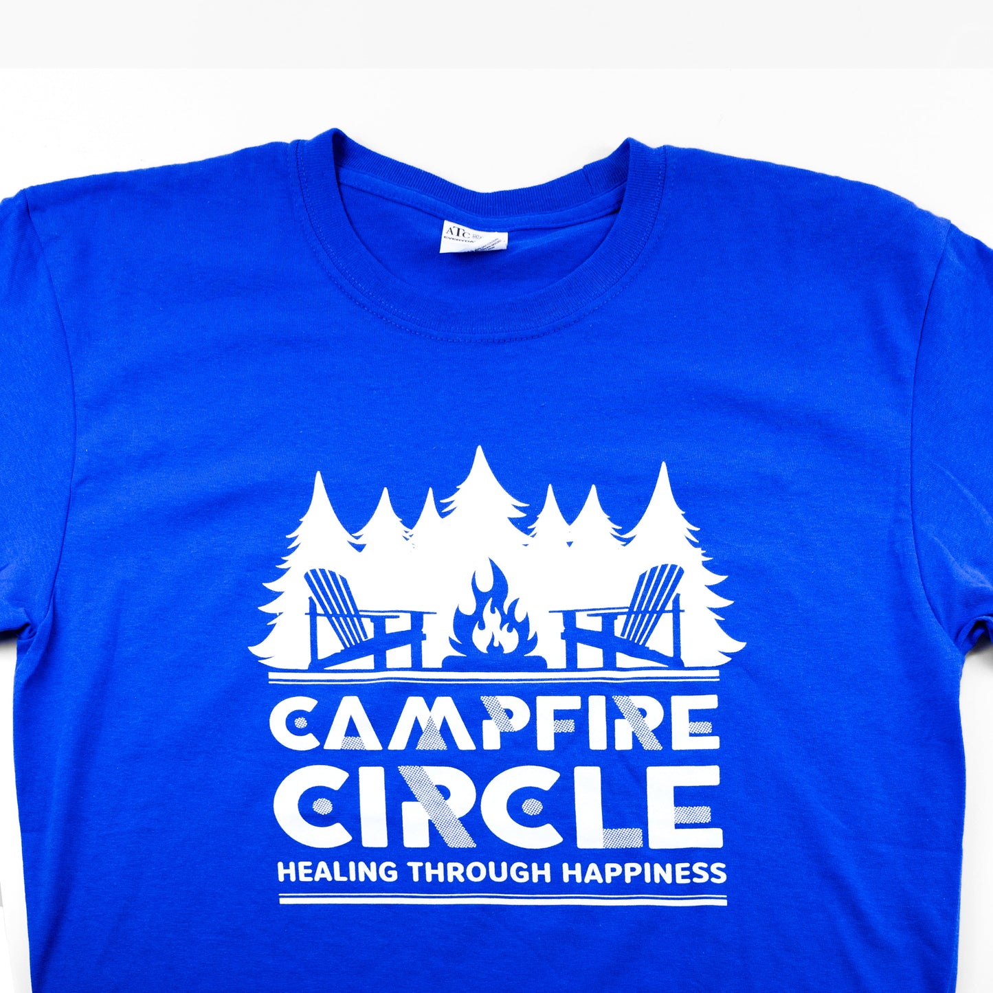 Campfire Circle Royal Blue 2022 Summer Youth T-Shirt