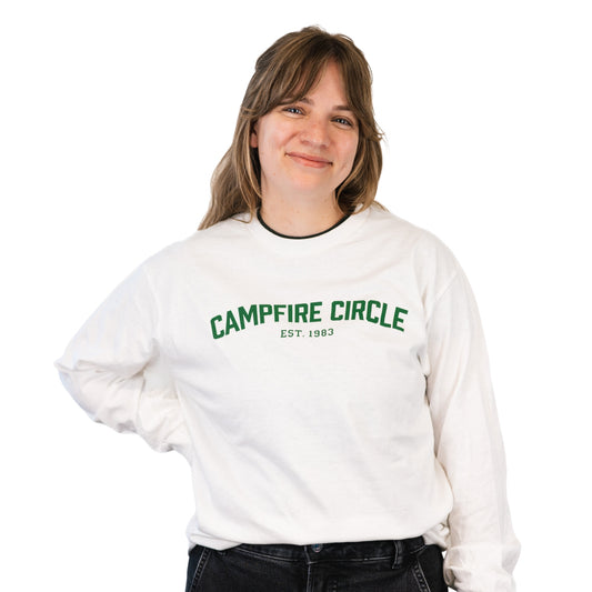 Campfire Circle Varsity Long Sleeve T-Shirt