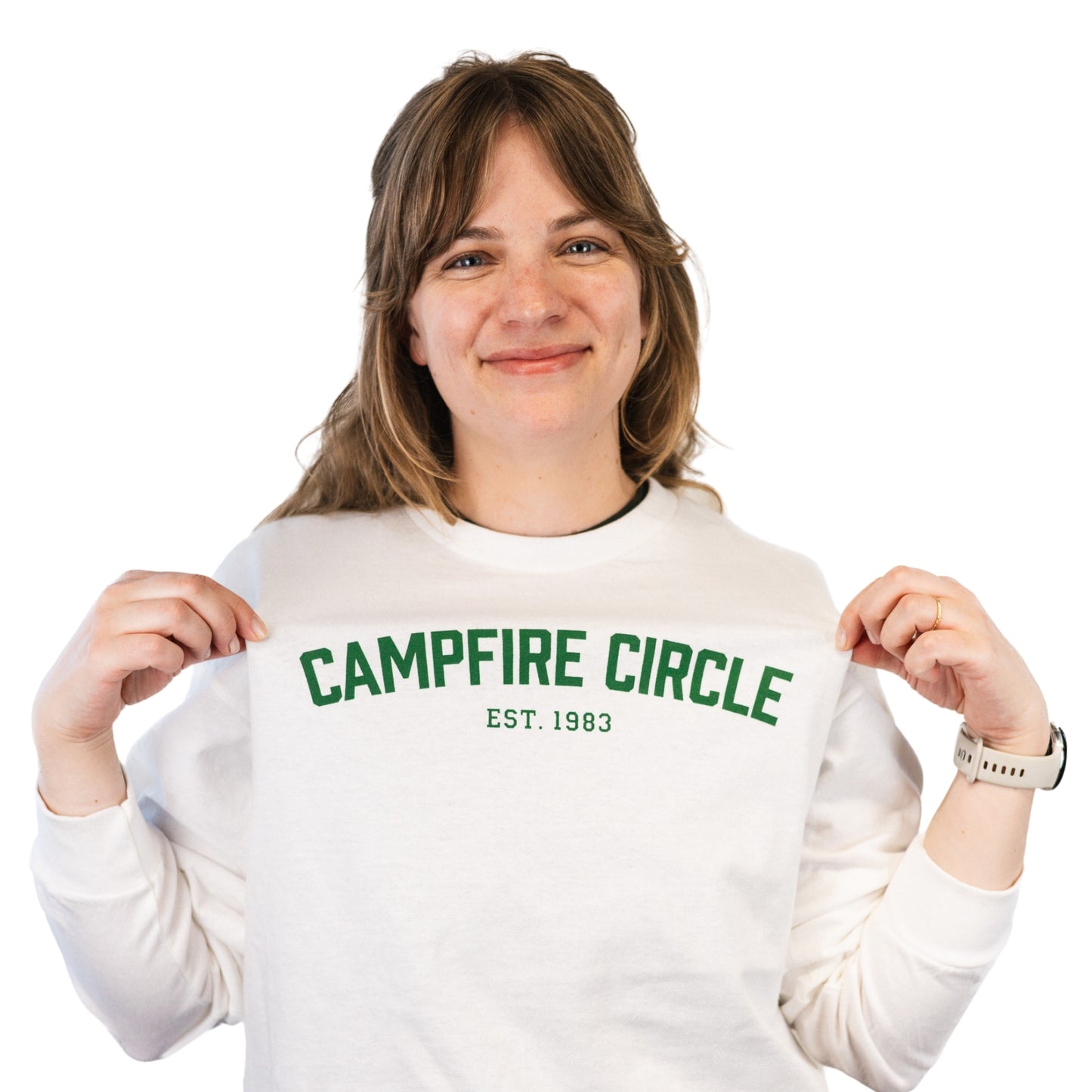Campfire Circle Varsity Long Sleeve T-Shirt