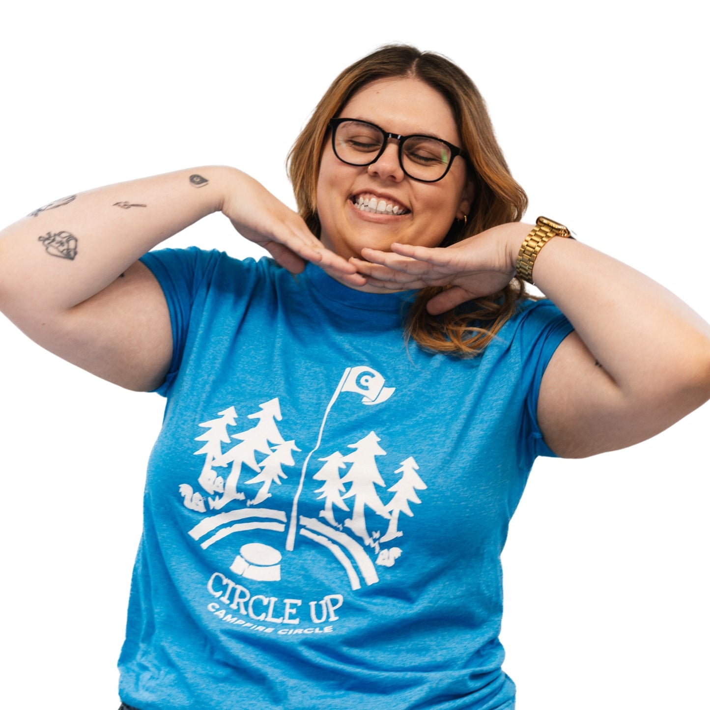 Circle Up Heather Sapphire T-Shirt