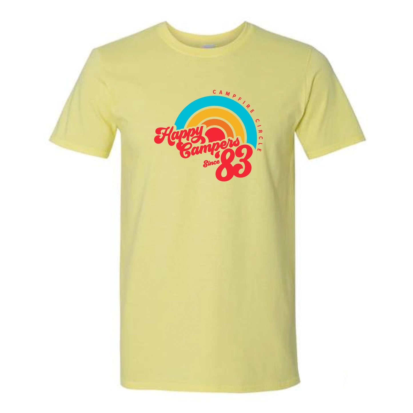 Happy Campers Yellow T-Shirt