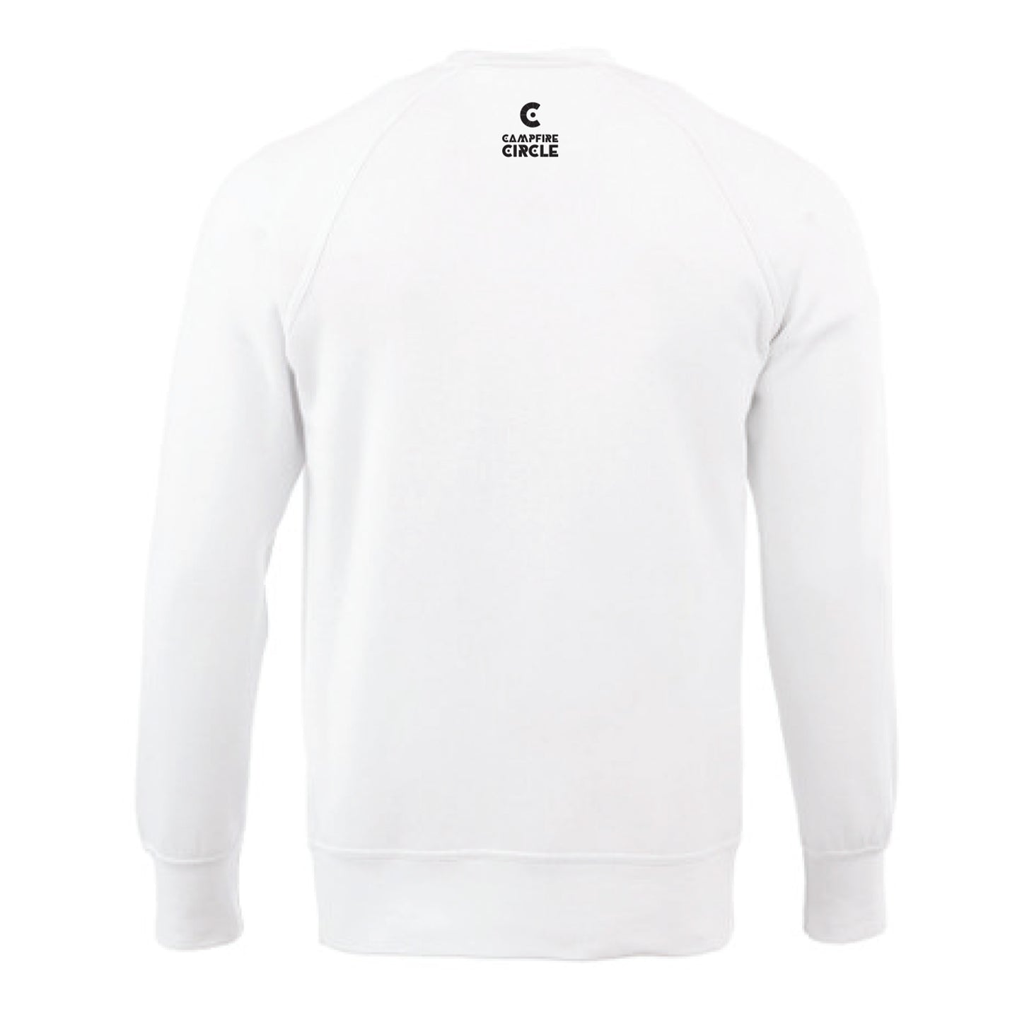 Retro Camp White Crewneck