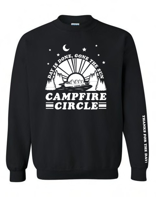 Day is Done Black Crewneck