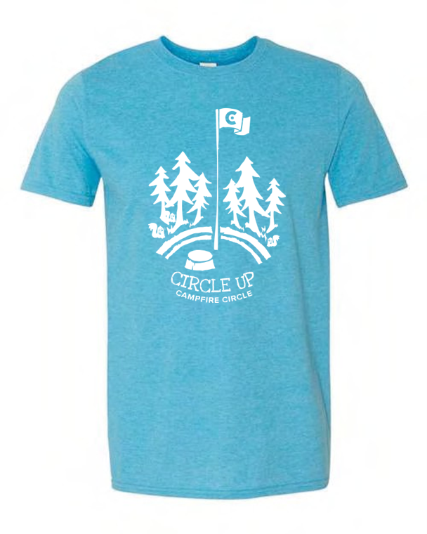 Circle Up Heather Sapphire T-Shirt