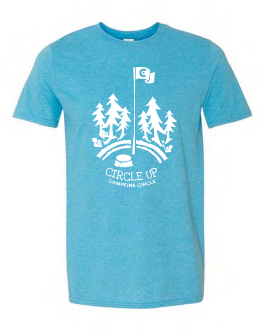 Circle Up Heather Sapphire T-Shirt