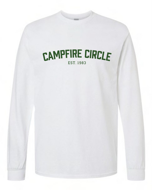 Campfire Circle Varsity Long Sleeve T-Shirt