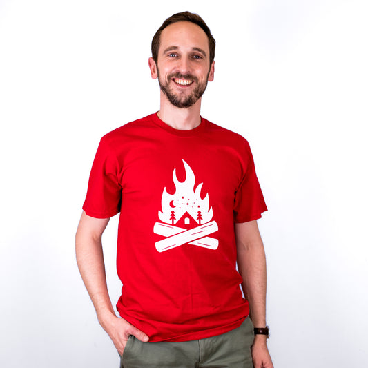 Campfire Circle Red Summer 2022 T-Shirt