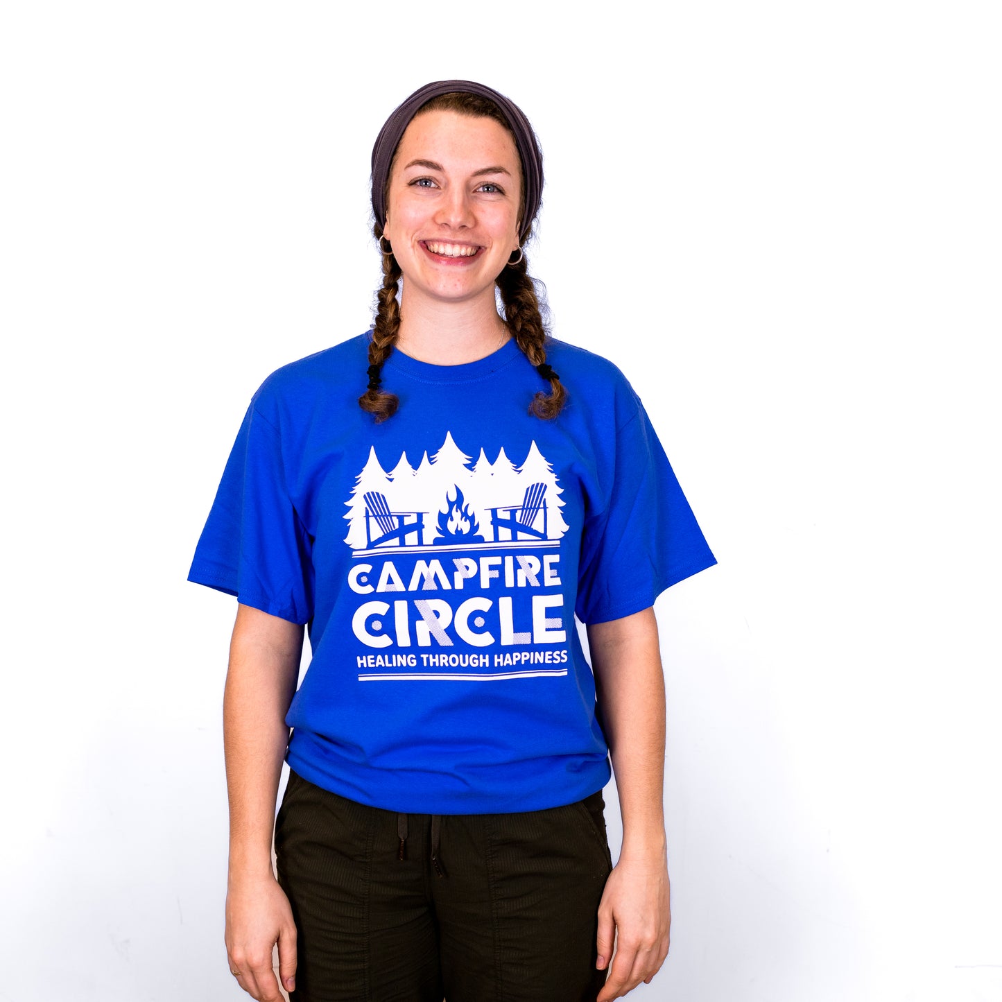 Campfire Circle Royal Blue 2022 Summer T-Shirt