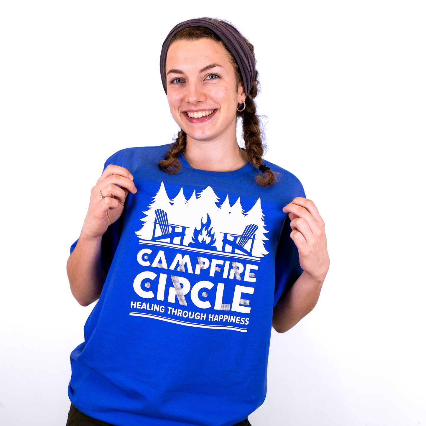 Campfire Circle Royal Blue 2022 Summer T-Shirt