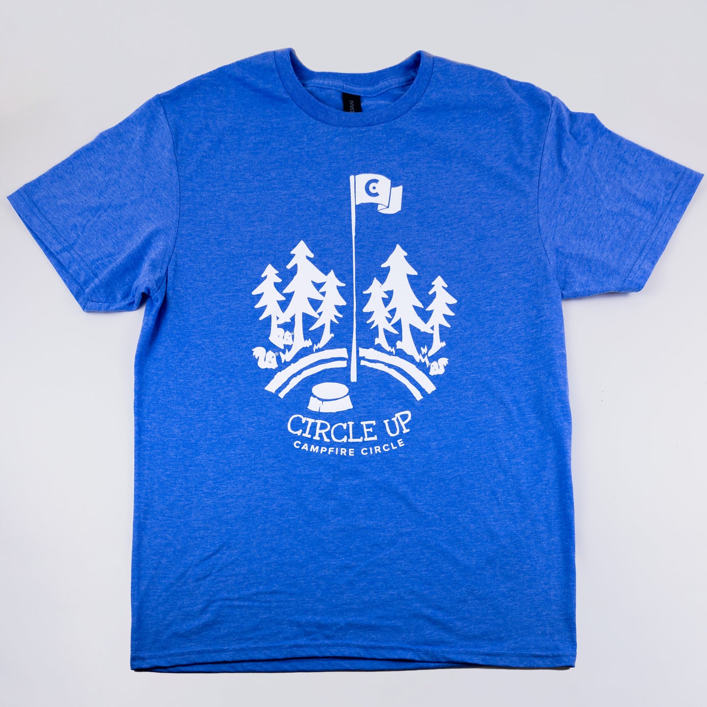 Circle Up Royal Blue Heather T-Shirt