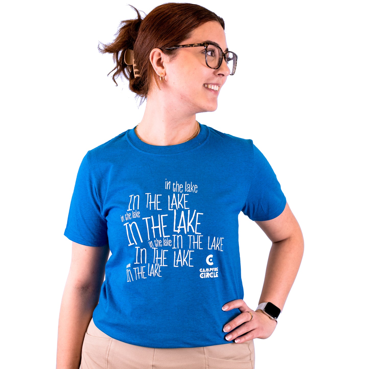 In the Lake Sapphire Blue Heather T-Shirt