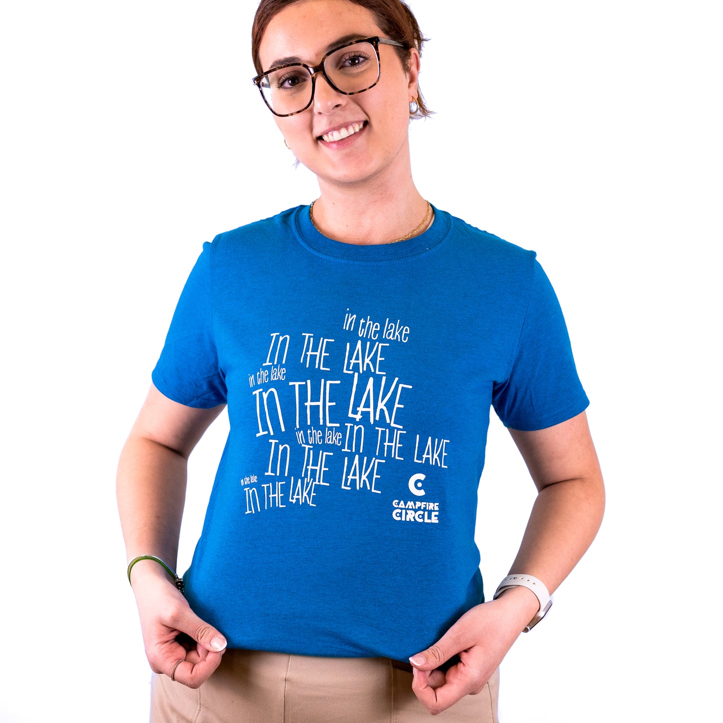 In the Lake Sapphire Blue Heather T-Shirt