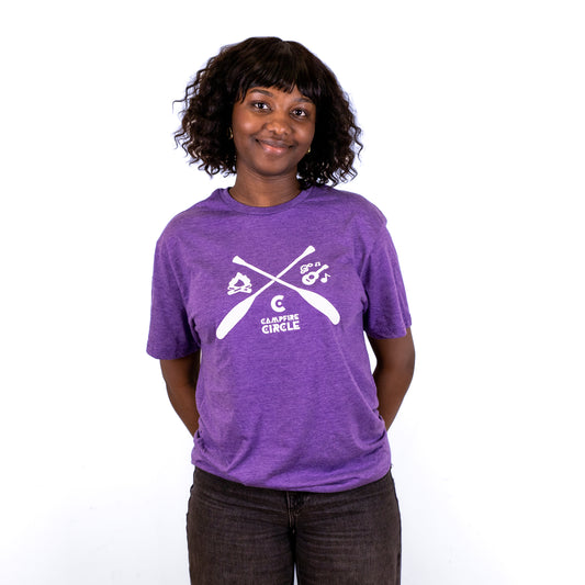 Paddles Heather Purple T-Shirt