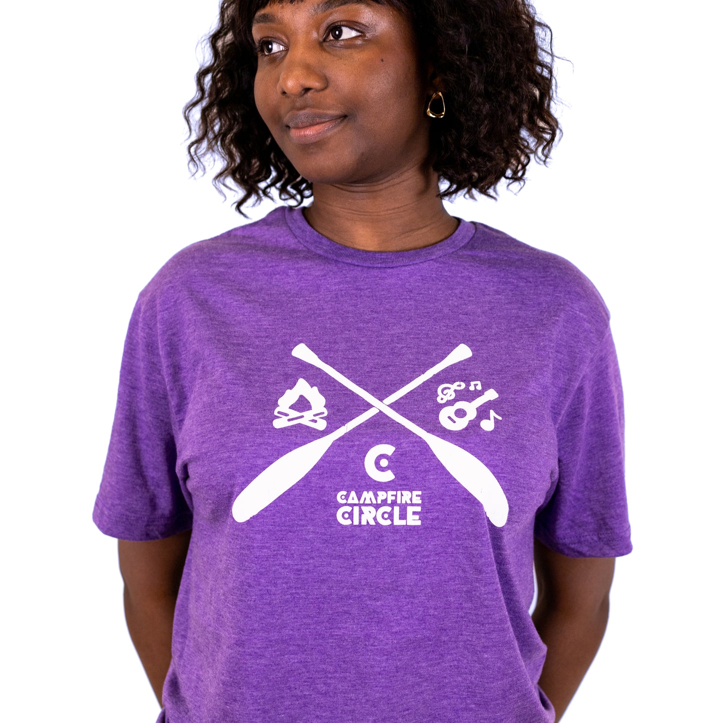 Paddles Heather Purple T-Shirt